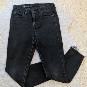 Madewell Skinny Skinny  High Riser Jeans Black